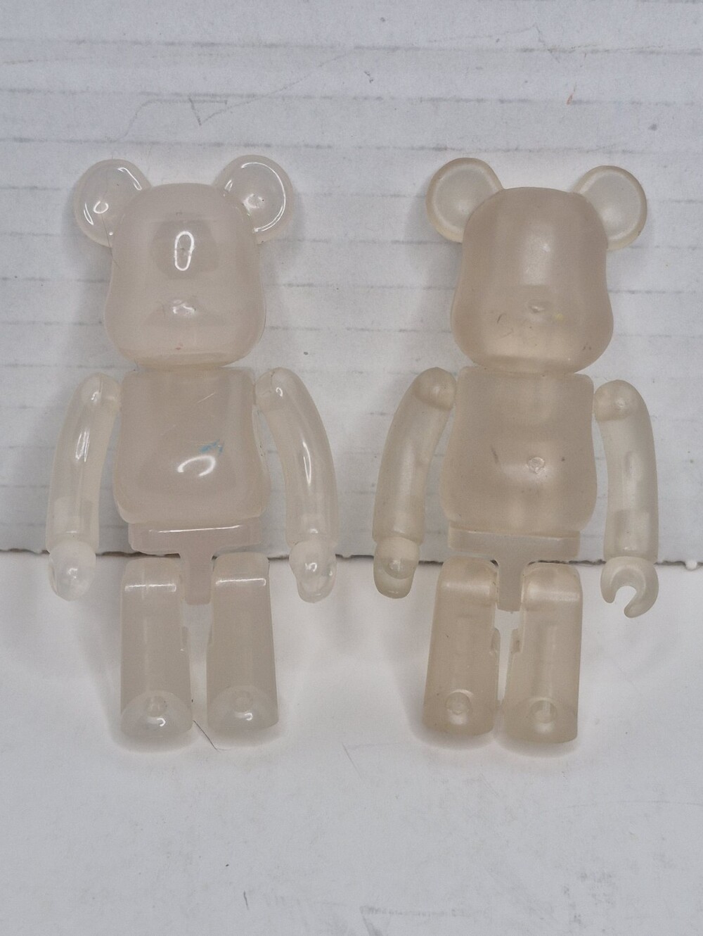 Clear Beige Bear Figures - Kids Toy Set